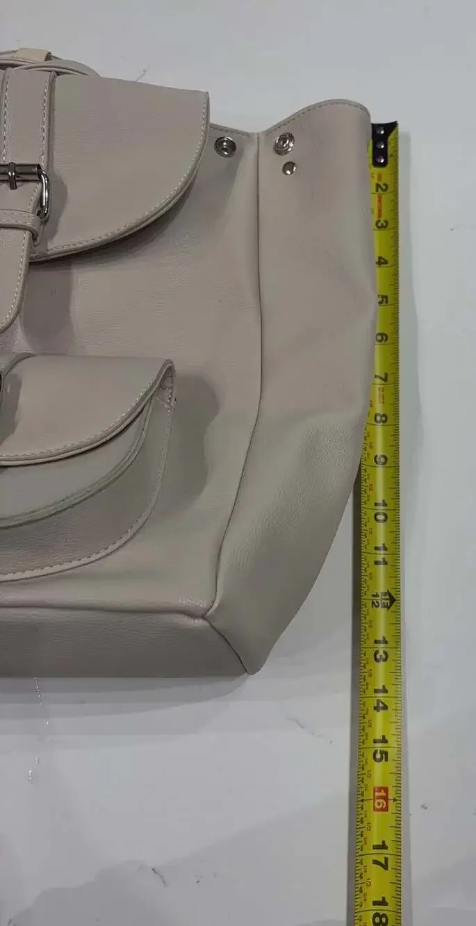 Hydration Backpack Bota Beige Faux Leather NWOT